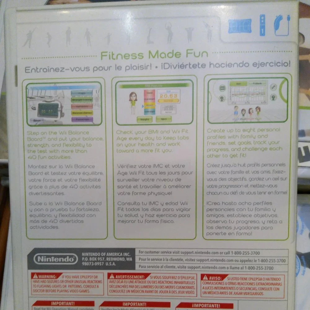 Wii Fit Fitness Game by Nintendo